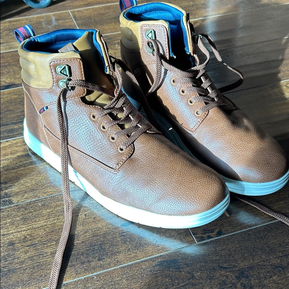 Ben Sherman Brown Leather Boots
